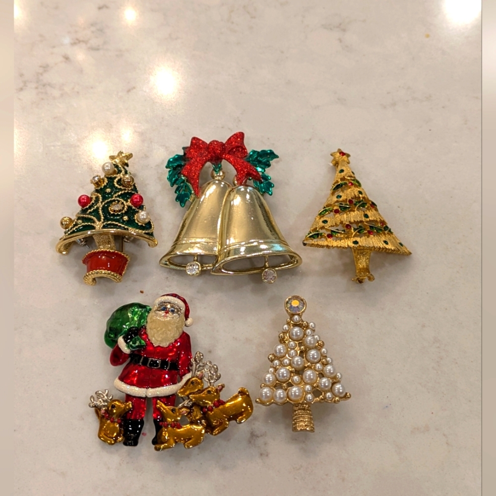 Christmas Brooches